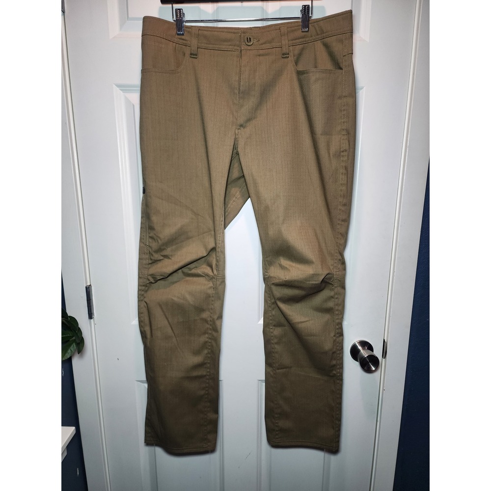 Under Armour Storm Tactical Pants Mens 36x32 Brown Loose Fit Water Repel